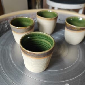 La terre à offrir tasses expresso grès