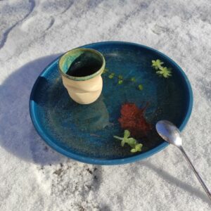 La terre à offrir fait main artisanal expresso café